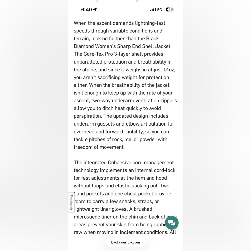 Black Diamond Sharp End Shell Jacket - image 9